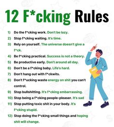 a poster with the rules for picking rules