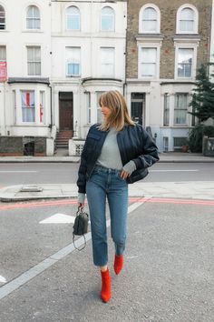 Look Mom Jeans, Red Boots Women, Marie Von Behrens, Mother Jeans