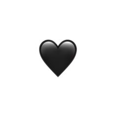 a black heart on a white background