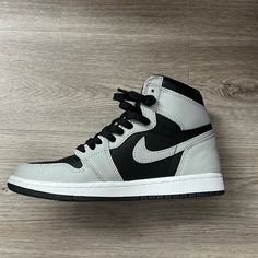 Nike Air Jordan 1 Retro High Og ‘Shadow 2.0’ Size 5.5 In Gs/5.5 In Men/7 In Women Black/Smoke Grey-White Worn A Few Times, Like Brand New Shadow 2, Nike Air Jordan 1 Retro, Air Jordan 1 Retro High Og, Air Jordan 1 Retro High, Nike Air Jordan 1, Air Jordan 1 Retro, Jordan 1 Retro High, Jordan 1 Retro, Air Jordan 1