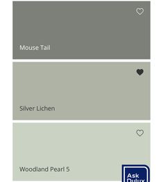 the different shades of gray paint