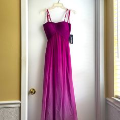 Reposhing This Item I Purchased From @Sandracastellon. Loved It, But Ready To Rotate For Something New. Questions? Leave A Comment Below! Sleeveless Purple Summer Gown, Purple Formal Gown For Summer, Formal Summer Purple Gown, Summer Formal Purple Gown, Purple Summer Bridesmaid Gown, Summer Purple Maxi Length Gown, Purple Strapless Maxi Dress For Prom, Purple Fitted Bodice Maxi Dress For Prom Season, Purple Fitted Bodice Maxi Dress For Prom