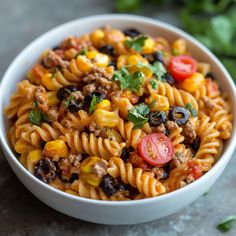 This Taco Pasta is a lifesaver! I made it on a night when I was super tired, and it was done in no time. My kids gobbled it up! Definitely a new favorite for busy nights! Link in first comment [👇] [👇] #Amazing #usa #sweetmemories #Easyrecipe #recipes