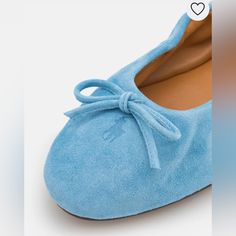 Crafted In Spain From Italian Suede, This Smooth Ballet Flat Features An Elasticized Back Opening And Is Debossed With Our Signature Pony At The Toe. Polo Ralph Lauren Shoes, Ballerina Shoes Flats, Ralph Lauren Shoes, Bow Flats, Ballerina Shoes, Flat Color, Ballet Flat, Flat Shoes Women, Ballet Flats