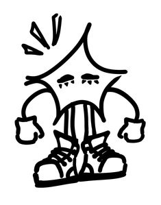 A cool star drawing in a cartoon or graffiti style, In black and white, White background Cute Drawing Decorations, Star Graffiti Tag, Doodle On Shoes, Drawings On Shoes, Drawing On Shoes Ideas, Shoe Drawing Ideas, Shoe Doodles, Cool Graffiti Art, Drawing On Shoes