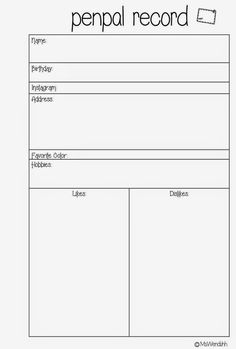 a blank paper with the words penalty record on it and an image of a piece of paper