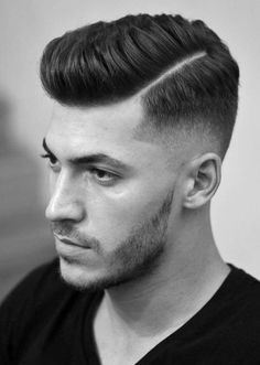 Haircut Side Part Mens Haircut, Beard Styles Bald, Hard Part Haircut, Bald Head With Beard, Beard Styles Shape, Side Cut Hairstyles, Beard Styles Short, Mens Facial Hair Styles