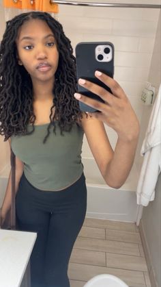 Long Natural Locs Black Women, Instant Locs Black Women, Long Black Locs Black Women, Black Women Long Locs, Long Thick Locs Black Women, Black Women With Locs Aesthetic, Natural Hair Styles Easy