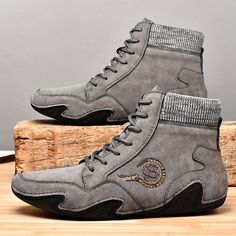 Color: Black,Grey,Beige Closure Type: Elastic Band Feature: Slip Resistant Size: US 10.5,US 8,US 9,US 10,US 11,US 7.5,US 8.5,US 6.5 Upper Material: Microfiber Outsole Material: Rubber Casual Gray Ankle-high Boots, Casual Gray Suede Boots, Gray Ankle-high Winter Boots, Mens Winter Boots Fashion, Sock Ankle Boots, Mens Winter Boots, Soft Sock, Grey Beige, Leather Shoes Men