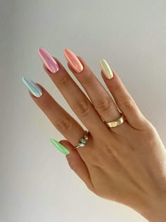 Nail - Nail Art - Nail Design - Nail Inspo September Nails, Pearl Nails, Glitter Nail Art, Chic Nails, Nail Polishes, Chrome Nails, Powder Nails