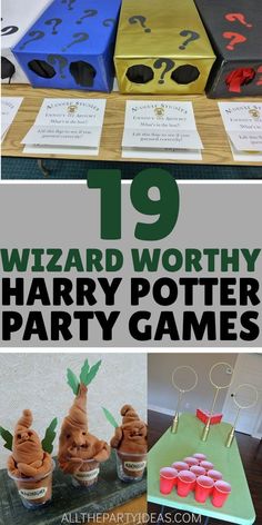 harry potter party games with the title 19 wizard worthy harry potter party games