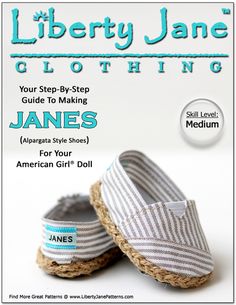 a pair of shoes that are on the cover of liberty jane's clothing book