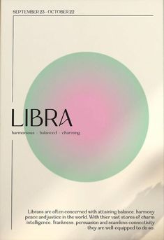 the back cover of a book about libra