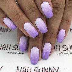 Valentines day nails,ideas and anything related to this beautiful day of the year. Purple Ombre Nails, Unghie Sfumate, Purple Nail Art, Lilac Nails, Nails Yellow, Purple Nail Designs, Smink Inspiration, Purple Nail, Ombre Nail Designs