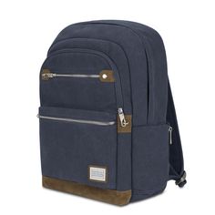 The Travelon Heritage Backpack keeps getting better with age. Americana inspired with a modern twist, this quality-crafted bag is made from durable water-resistant cotton canvas with a soft, worn touch, full-grain suede and matte nickel hardware that only get better with age and a few good adventures. Thoughtful organization for today’s tech carry needs and comfortable to carry. Now you can stop watching your bag and look up to see the world in front of you. Travelon's built-in Anti-Theft securi Casual Softback Backpack With Anti-theft Pocket, Travel Backpack With Zipper Pocket In Cotton, Urban Backpack With Zipper For Everyday Use, Versatile Canvas Backpack For School, Cotton Backpack With Zipper Pocket For Travel, Cotton Travel Backpack With Zipper Pocket, Versatile Canvas School Backpack, Urban Canvas School Bag, Cotton Backpack With Zipper Closure