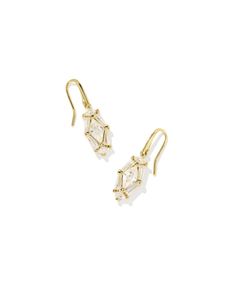 Lindy Rae Lee Gold Drop Earrings in White Crystal | Kendra Scott Light Grey Leggings, Mother Christmas Gifts, Mom Christmas, Christmas Mom, White Crystal, Gold Drop Earrings, Holiday Gift Guide, Kendra Scott, Cute Jewelry