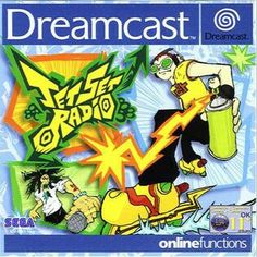 the game cover for dreamcast's mez radio with cartoon characters on it