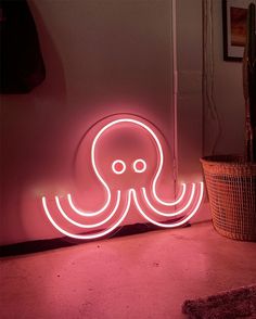 Octopus Neon Sign Led Wallpaper, Ambiguous Quotes, Neon Letters, Commercial Signs, Personalized Home Decor, Business Signage, Event Exhibition, Neon Art, Neon Color