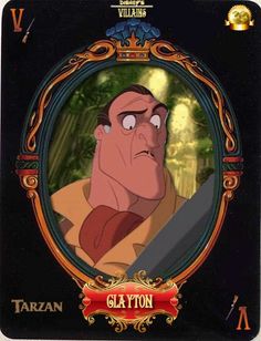 the animated character from disney's beauty and the beast is depicted in an ornate frame