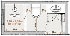 the floor plan for a small bathroom