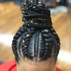 Cornrows Natural Hairstyles, Cornrows For Black Women, Natural Hairstyles Twist, Jumbo Cornrows, Ponytail Hairstyles For Black Women, Cornrows Natural, Natural Bun Hairstyles, Decent Hairstyle, Corn Rolls