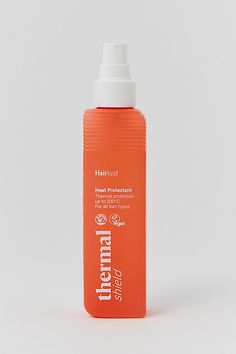 Protect your hair from heat damage with this thermal protectant spray by Hairlust. Formulated with aloe vera, glycerin and oat kernel extract to help perfectly style your hair without frizz and breakage while giving your hair a glossy look. Made vegan and clean. Features Heat protectant spray by Hairlust Helps protect hair from heat damage, reduces frizz & breakage Suitable for all hair types Key ingredients: aloe vera, glycerin and oat kernel extract Formulated with clean ingredients - free of silicones, drying alcohols, sulfates or parabens Vegan Content + Care Ingredients: Aqua, Aloe Barbadensis Leaf Juice*, Propanediol, Betaine, Caprylyl Glycol, Dicaprylyl Ether, Decyl Glucoside, Polyglyceryl-4 Caprate, Xylitylglucoside, Glycerin, Hydrolyzed Corn Starch, Anhydroxylitol, Beta Vulgaris R Beta Vulgaris, Heat Protectant Spray, Spray Hair, Aloe Barbadensis, Heat Protectant, Heat Damage, Clean Ingredients, All Hair Types, Corn Starch