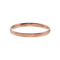 "Decorated with an ornate floral motif and textured detailing, this 14k rose gold-filled bangle bracelet adds a beautiful touch to her outfit.BRACELET DETAILS Length: 5.25 in. Width: 4.6 mm Clasp: snap Metal: 14k rose gold-filled Packaging: boxed Size: 6"". Gender: female. Age Group: kids." Engraved Rose Gold Bangle Bracelet, Rose Gold Diamond Bangle Bracelet, 14k Rose Gold Bangle, Engraved Rose Gold Round Bracelet, Engraved Rose Gold Bracelet, 14k Rose Gold Bangle Bracelet, Dainty Rose Gold 14k Gold Bangle, Adjustable Rose Gold Bangle Bracelet, Dainty Rose Gold Bangle Bracelet