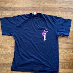 Pink Panther Over Sized Tshirt With Pink Panther Image Navy Blue Color 100% Cotton 90s Oversized Blue Top, 90s Blue Oversized Top, Oversized 90s Blue Top, Blue Oversized 90s Style Top, 90s Style Oversized Blue Top, Panther Images, Panther Shirts, Pink Panther, Pink Panthers