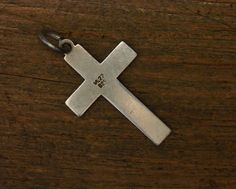 Antique religious solid silver with hallmark 925 cross pendant M22.   Size : 38 mm x 20 mm or 1.52" x 0.80" . loop ring : 9 mm i gladly combine shipping . if you have any questions please ask . 835/24 Silver 925 Stamped Cross Necklace, Silver Cross Necklace Stamped 925, Silver 925 Stamped Cross Pendant Necklace, Silver Hallmarked Cross Necklace, Hallmarked Silver Cross Necklace, Hallmarked Sterling Silver Cross Necklace, Hallmarked Silver Cross Pendant, Antique Nickel-free Cross Pendant Jewelry, Nickel-free Sterling Silver Crucifix Jewelry