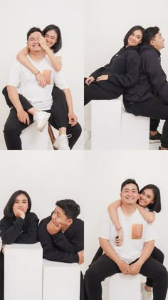 Couple self photoshoot photobox ideas Korean Inspired Photoshoot Couple, Prewedding Photo Studio Ideas, Couple Poses Reference Studio, Self Portrait Photography Couple Studio, Cute Couple Studio Photoshoot, Photoshoot Outfit Ideas Studio, Monography Photo Ideas, Prenup Photoshoot Ideas Studio