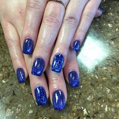 21+ Royal Blue Nail Art Designs, Ideas Design Trends Premium PSD, Vector Downloads Royal Blue Nails Acrylic, Blue Nails Acrylic, French Tip Gel Nails, Gel Nails Long, Gel Nails French