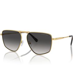 From Michael Kors&#x2C; the Men's MK1153 58mm Aviator Sunglasses feature:Metal frameAviator shapeRx ableNon-PolarizedApprox. 58mm lens- 15mm bridge- 145mm templeImported. Aviator Sunglasses Mens, Michael Kors Men, Mens Eyewear, The Men, Dillard's, Fall Looks, Aviator Sunglasses, Eyewear Sunglasses, Sunglasses Accessories