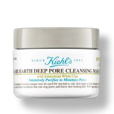 Kiehls Rare Earth Deep Pore Minimizing Clay Mask Is A Detoxifying And Purifying Clay Face Mask That Helps Reduce Oil And Minimize The Look Of Pores To Leave Skin Looking More Visibly Refined. 3 Travel Size X.5oz Each For A Total Of 1.5oz All New And Unused. Questions? Just Ask! Pores And Blackheads, Kiehls Skincare, Pore Mask, Cleansing Mask, Clay Face Mask, Pore Cleansing, Large Pores, Skin Care Mask, Unclog Pores