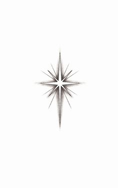 a black and white drawing of a star