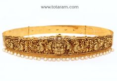 Odiyanam Designs Gold, Waist Belt Gold Indian Jewellery, Gaja Lakshmi, Kasula Peru, Gold Waist Belt, Vaddanam Designs, Gold Temple Jewellery, Neck Pieces Jewelry, Waist Jewelry