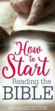 the book how to start reading the bible