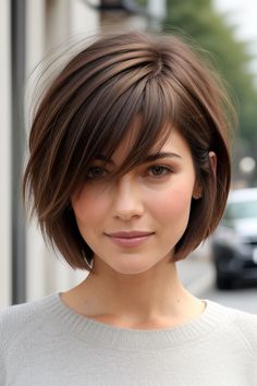 Short Haircut Inspiration, Gender Neutral Haircuts, Versatile Haircut, Hair Contouring, Medium Haircuts, Layered Haircuts For Medium Hair, 2023 Hair, Medium Bob, Hair Flow