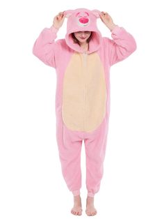 PRICES MAY VARY. Design: Unleash your inner child with our fun and cozy onesie costume! Embrace relaxation and comfort with its loose fit design and convenient zipper closure. The two pockets are perfect for holding small items or keeping your hands warm. Warm: Crafted from premium sherpa fleece fabric, this cartoon onesie ensures you stay snug and warm throughout winter, whether you're lounging at home or out trick-or-treating on Halloween night. Fun: Bright colors and novelty styles make this Adult Onesie Pajamas, Onesie Costumes, Pink Onesie, Unisex Onesies, One Piece Cosplay, Costume For Women, Couples Outfit, Onesie Pajamas, Christmas Parties