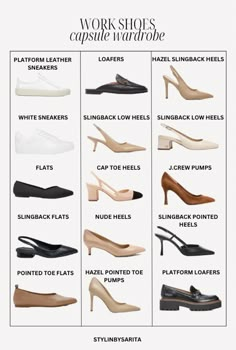 stylinbysarita en LTK Corporate Attire Women Shoes, Work Office Shoes Women, Shoes Needed For Women, Shoes Staples For Women, Office Shoes Women Business Casual, Capsule Footwear For Women, Shoes Must Have Women 2023, Shoes For Corporate Attire, Essential Heels For Women