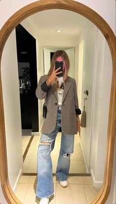 Outfits Con Jeans, Looks Pinterest, Daily Outfit Inspiration, Uni Outfits, Outfit Goals, Mom Outfits, Looks Style, Outfit Casual, Office Outfits