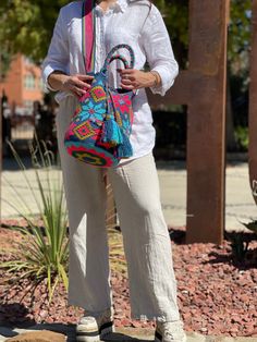 Stargazing Wayuu Bag - Bootsologie Harmony Of Colors, Novelty Purses, Mochila Bag, Wayuu Bag, Festival Bag, Bag Stand, Beautiful Handbags, Perfect Harmony, Woven Bag