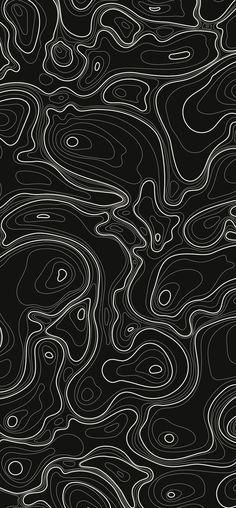 an abstract black and white background with wavy lines