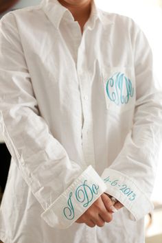 Monogrammed shirt to get ready in on Wedding Day! Monogramming Ideas, Military Wife Life, Heat Transfer Vinyl Projects, Crystals Wedding, Wedding Ready, Monogram Ideas, Bride And Bridesmaids, Wedding Vows Renewal, Monogram Shirts