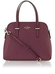 Kate Spade New York Cedar Street Maise | Piperlime Burgundy Purse, Burgundy Bag, Bag Prada, Kelly Bag, Handbag Heaven, Cooler Look, Classic Bags, Cute Purses, Bags Fashion