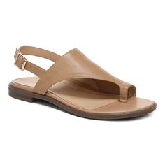 A low-slung, unlined sleek silhouette meets soft, embossed lizard and tumbled leather in this simply chic backstrap slide with buckle closure.
Features

 	Uppers: Leather.
 	Footbed Lining: Mad-Made.
 	Heel Height:.63".
 	Biomechanically designed to hug your arches, Vionic Technology helps support natural alignment from the ground up.

Fit and Care

 	For the greatest comfort, we recommend wearing your new Vionic footwear for just a few hours for the first few days to allow your feet to adjust t Toe Loop Sandals, Heel Pain, Vionic Shoes, Simply Chic, Peep Toe Sandals, Comfortable Sandals, Woman Fashion, Hug You, Strap Heels