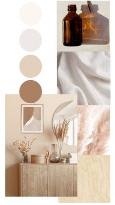 the color scheme is neutral and beige, with different shades to match it's decor