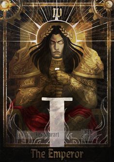 the emperor is depicted in this poster