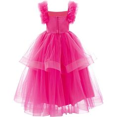 Fuchsia pink Peralta sequin ruffle tulle dress for kid girls from Mimi Tutu. The highlight of this dress is its fuchsia pink sleeveless sequin bodice, adorned with sparkling sequins that catch the light with every movement. The tall ruffle design on the shoulders adds a charming and unique element to the dress, elevating the overall look. The long lightweight tulle skirt in matching fuchsia pink overlays the bodice gracefully. The tulle material lends an ethereal quality to the dress, creating a Ruffle Tulle Dress, Tulle Material, Sleepwear Dress, Ruffle Design, Bridesmaid Party, Dresses Kids Girl, Fuchsia Pink, Tutu Dress, Tulle Dress