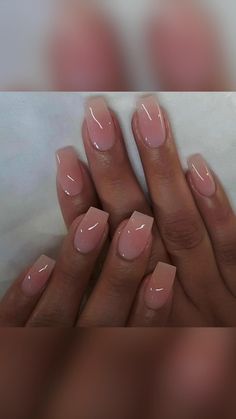 Short Short Acrylic Nails, Classy Nails Short, Nails Color Ideas, Hottest Nail Trends, Finger Paints, Clear Acrylic Nails, Tapered Square Nails, Work Nails