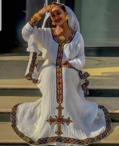 Beautiful Ethiopian and Eritrean Habeshan Dress. Stylish Menen, 100% Cotton. Eritrean Clothing, Ethiopian Wedding Dress, Eritrean Dress, Beautiful Ethiopian, Ethiopian Wedding, Ethiopian Clothing, Habesha Dress, Ethiopian Traditional Dress, Ethiopian Women